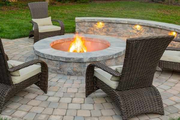 patio fireplace